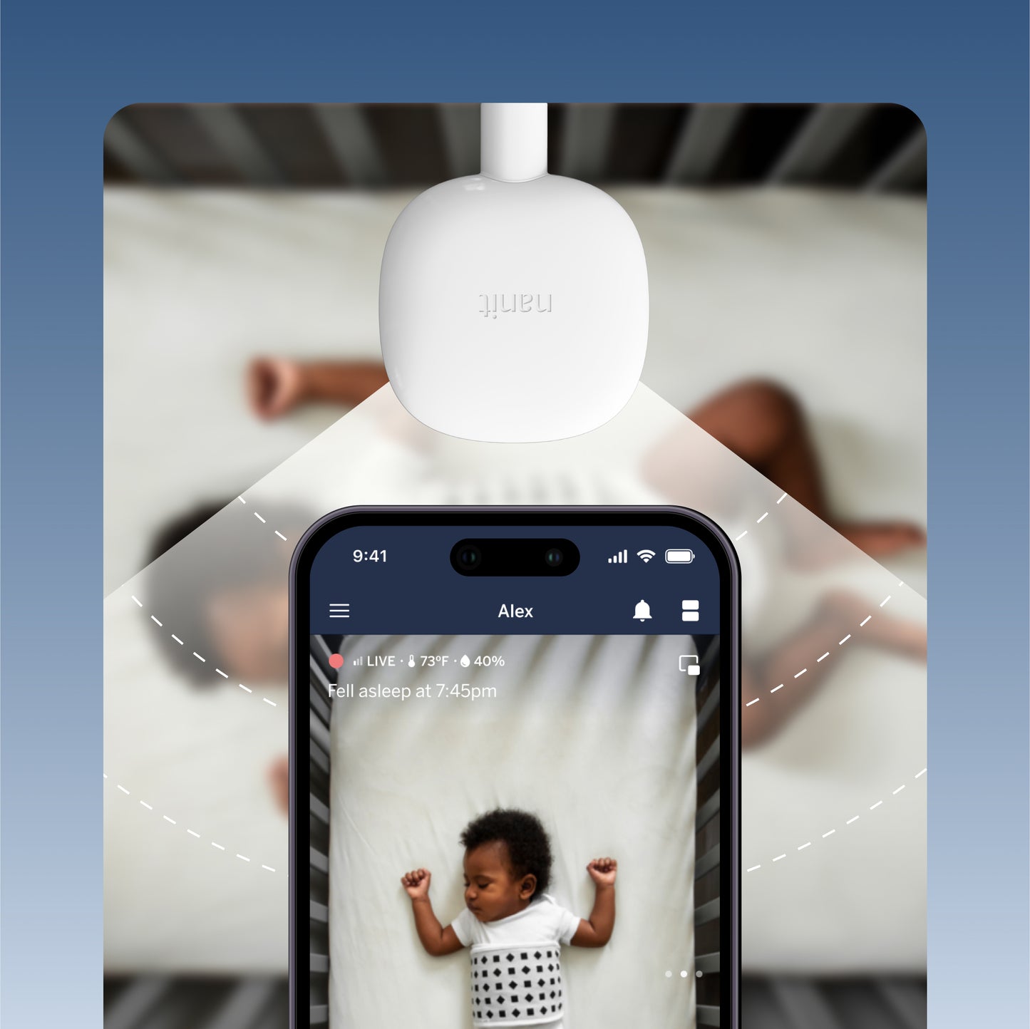 Nanit Pro Baby Monitor + Floor Stand Gen2 - Babyzilla