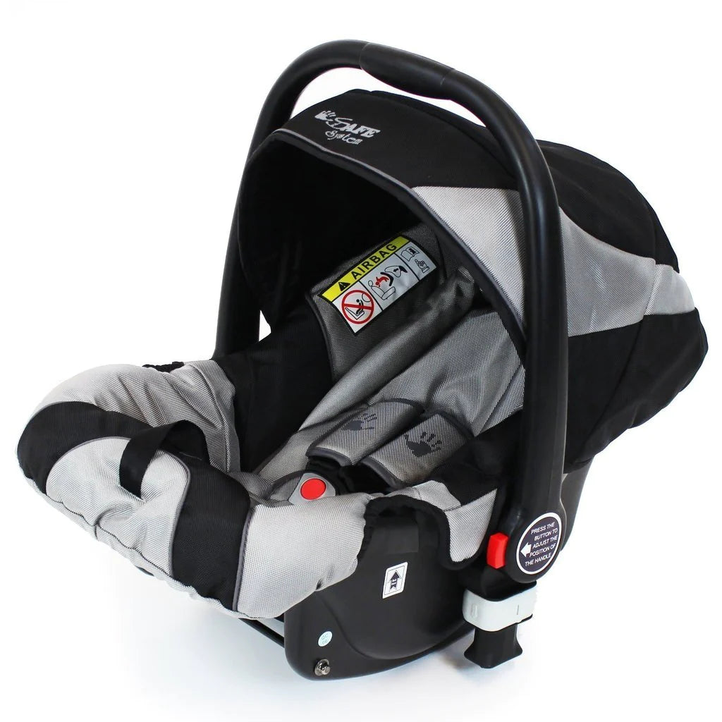 iSafe You me Tandem Carseat Group 0 Black Babyzilla