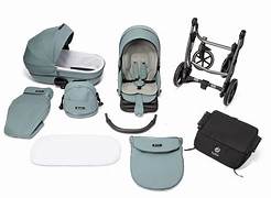 Tutis Uno Plus 2in1 (Pushchair & Carry Cot) Mint - Babyzilla