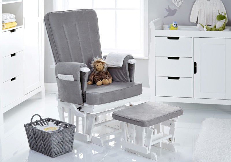 Obaby Stamford Classic 7 Piece Room Set - Warm Grey - Babyzilla