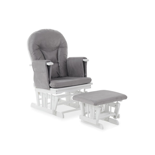 Obaby Reclining Glider Chair and Stool - Babyzilla