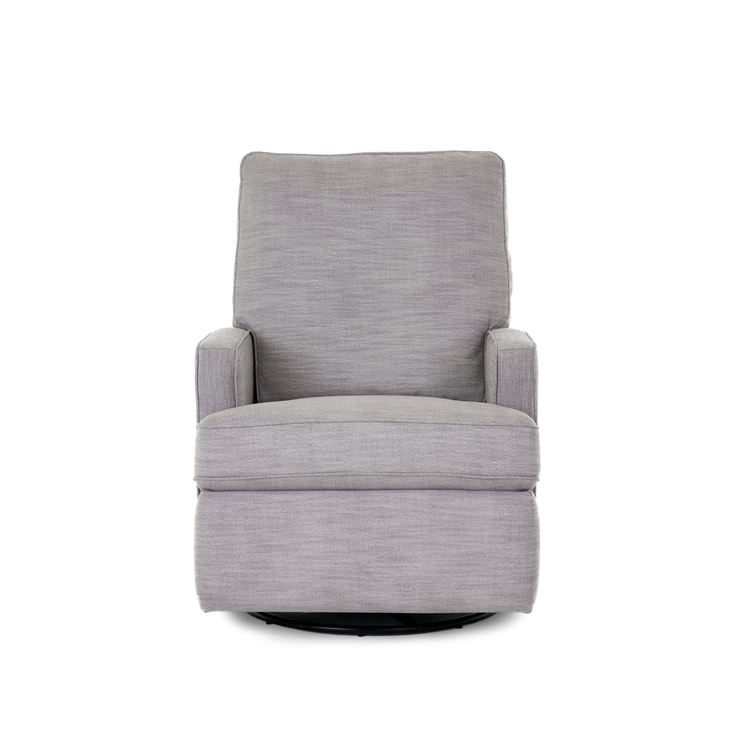 Obaby Madison Swivel Glider Recliner Chair - Pebble - Babyzilla