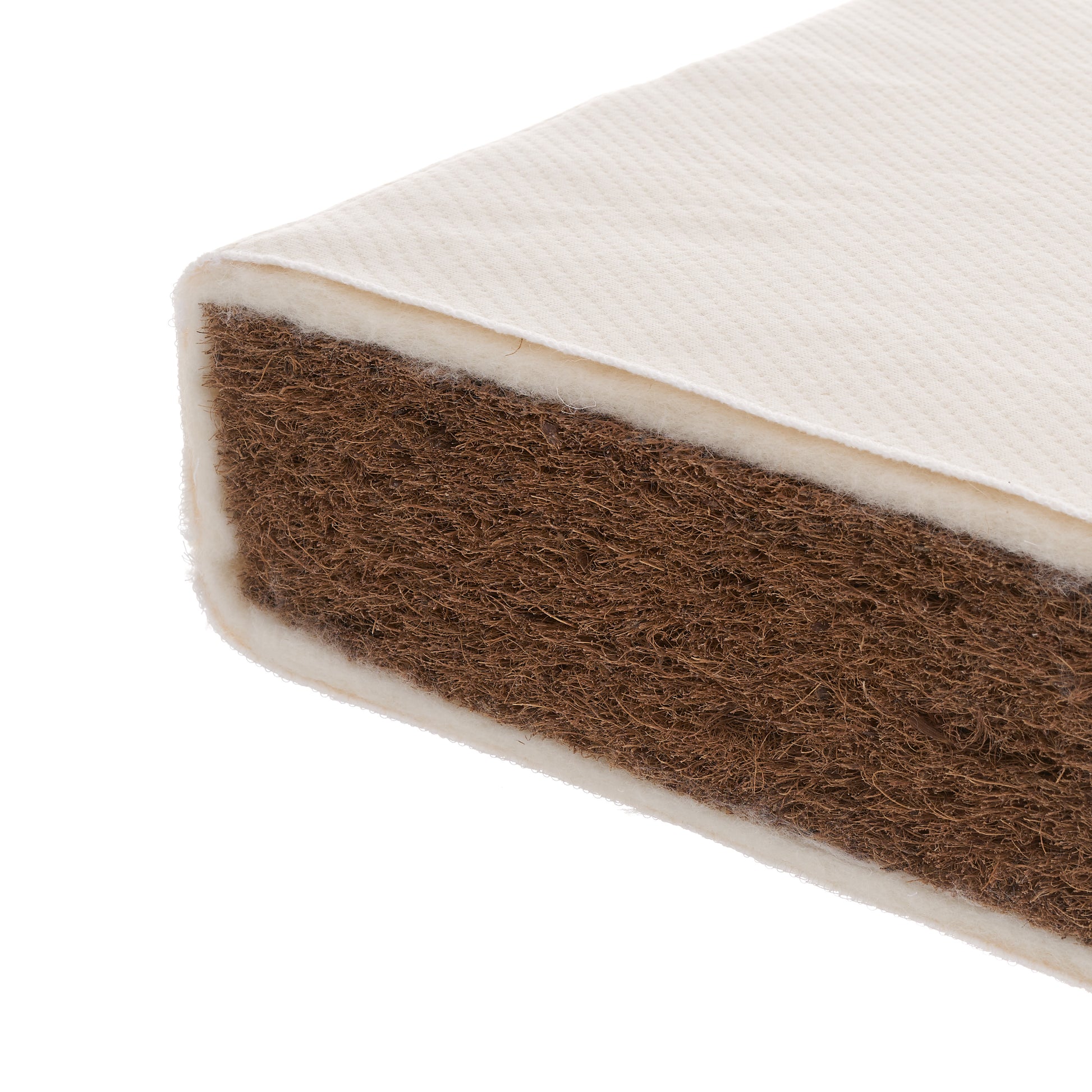 Natural Coir/Wool Mattress 140 x 70cm - Babyzilla