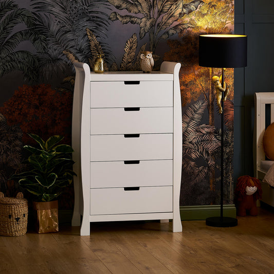 Stamford Sleigh Tall Chest of Drawers - Babyzilla