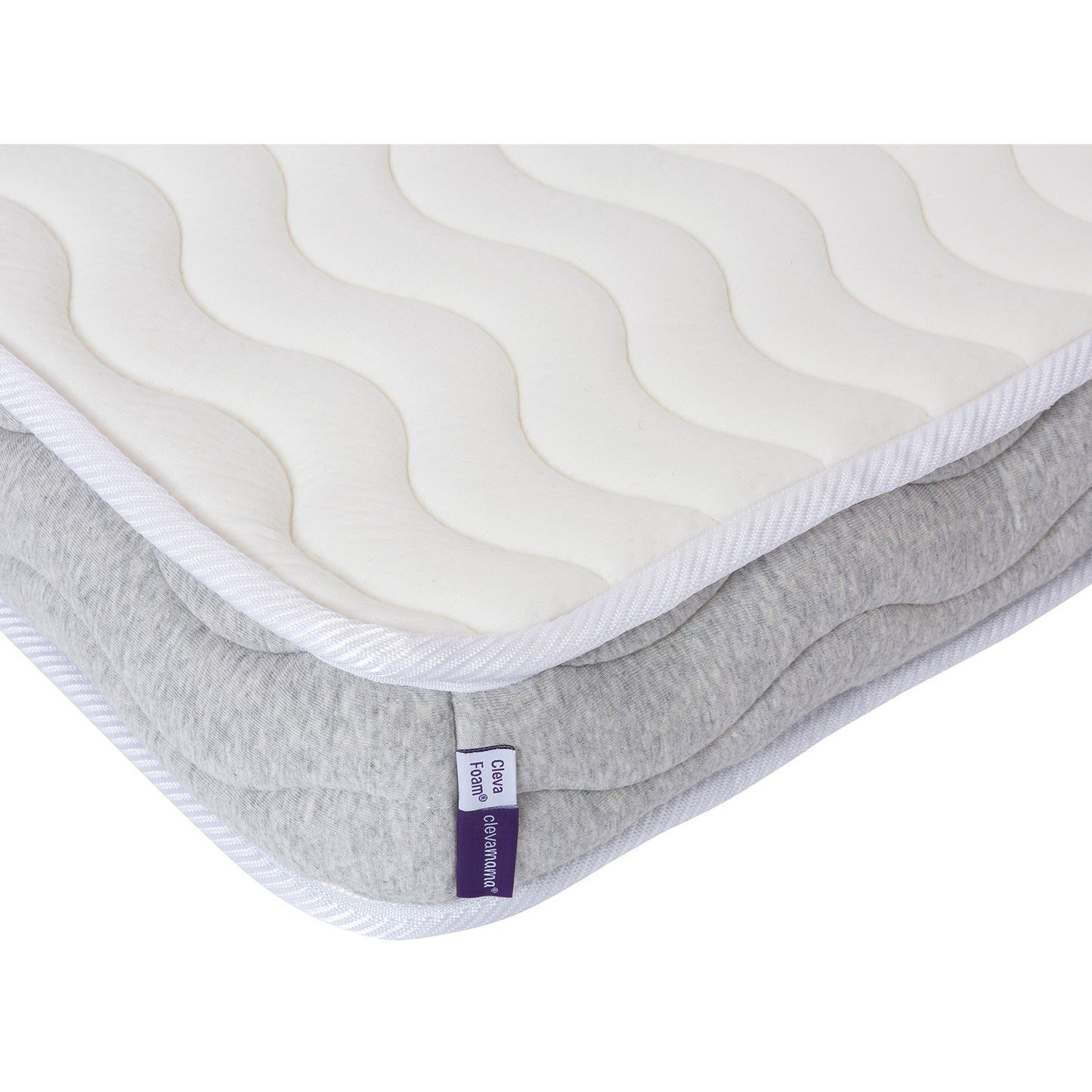 Clevemama ClevaFoam Pocket Sprung Mattress 120x60cm - Babyzilla