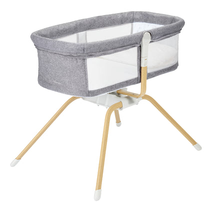 Babymore Air Motion Gliding Crib - Slate - Babyzilla