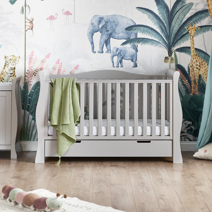 Stamford Luxe Sleigh Cot Bed - Babyzilla