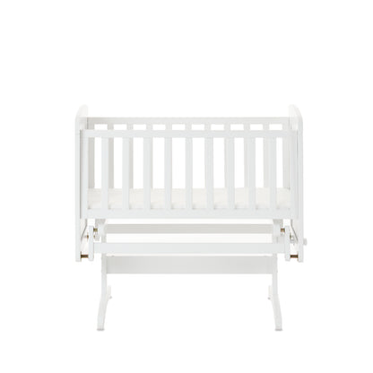 Obaby Gliding Crib - White - Babyzilla