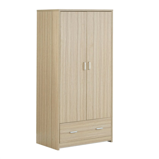 Babymore Luno Veni Nursery Wardrobe - Oak - Babyzilla