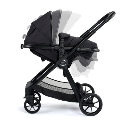 Babymore Mimi 2 in 1 Pram Pushchair - Black - Babyzilla