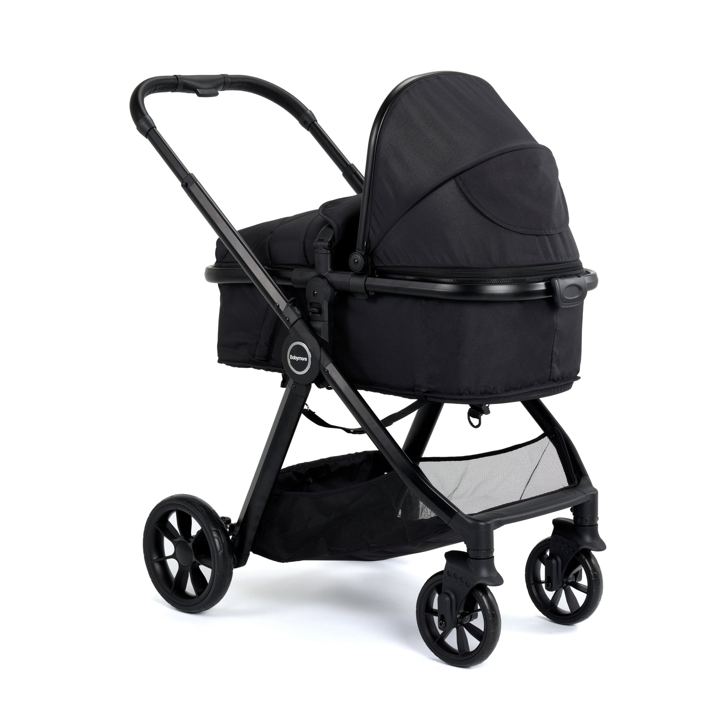 Babymore Mimi 2 in 1 Pram Pushchair - Black - Babyzilla