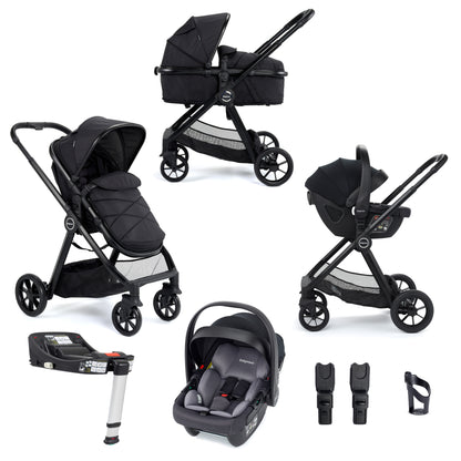 Babymore Mimi Travel System Coco with Base - Black - Babyzilla