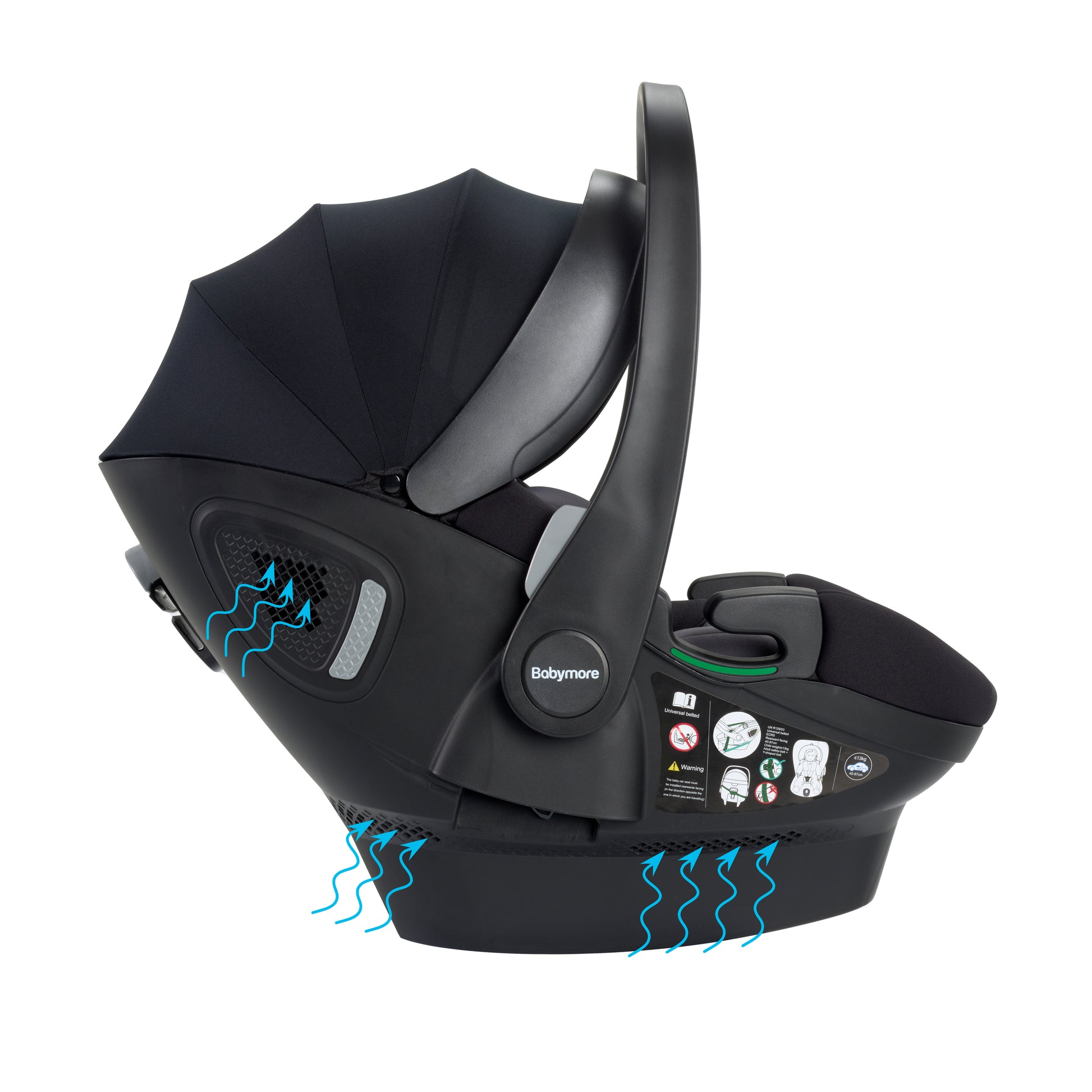 Babymore Pecan i-Size Baby Car Seat - Babyzilla