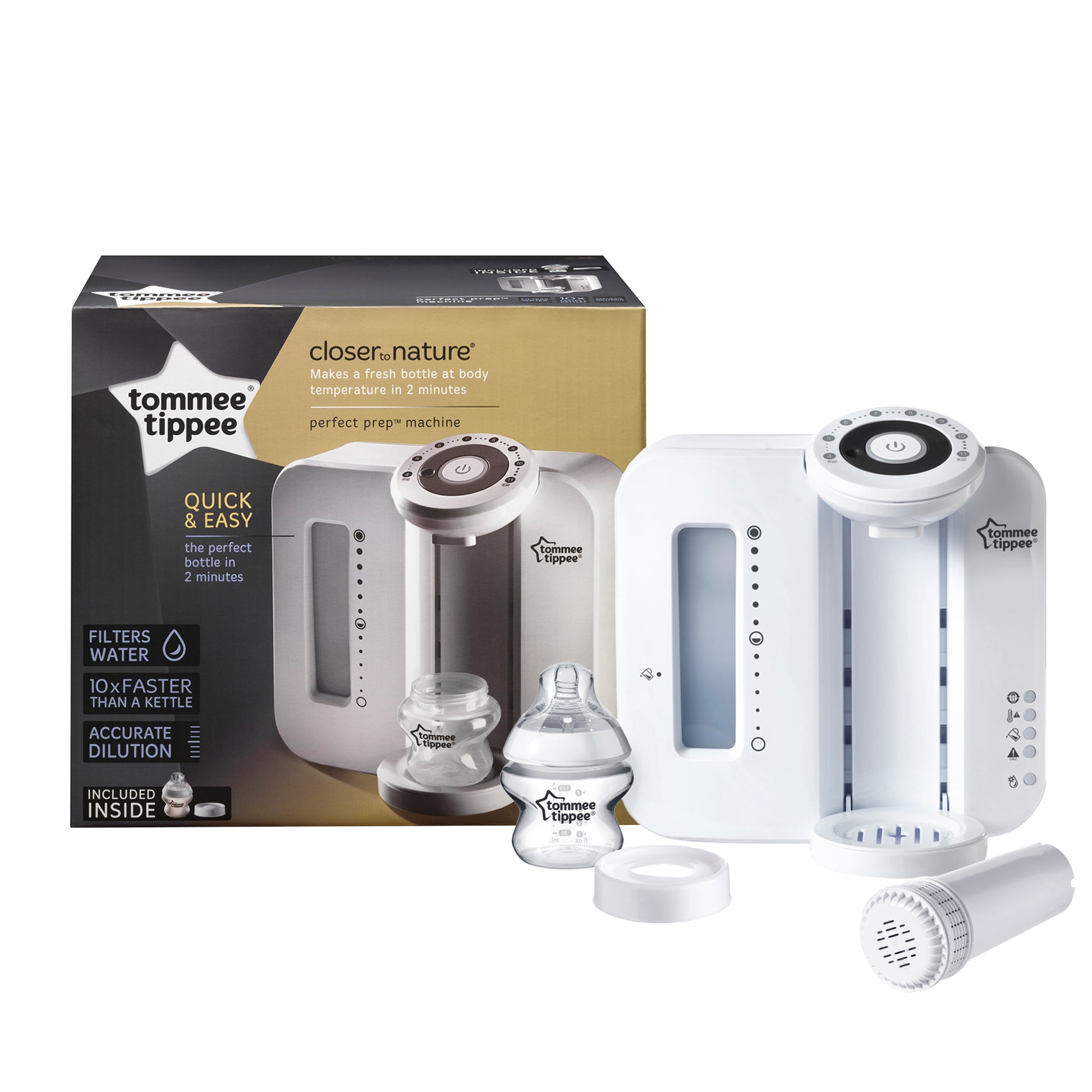 Tommee Tippee Closer to Nature Perfect Prep Machine - White - Babyzilla