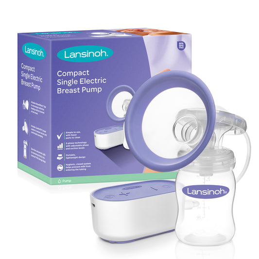 Lansinoh Compact Single Electrical Breast Pump - Babyzilla