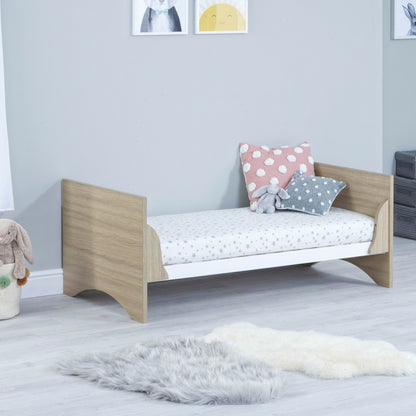 Babymore Veni Cot Bed - Oak